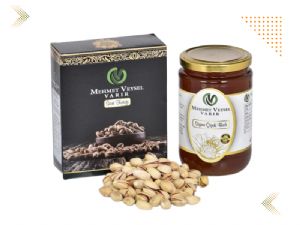 1000 GR Siirt Fıstığı + 1000 GR Süzme Çiçek Balı