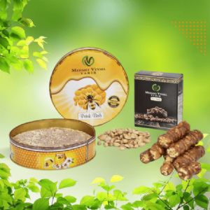 1kg Siirt Petek Balı + 1kg Siirt Fıstığı + 1kg Ceviz Sucuğu